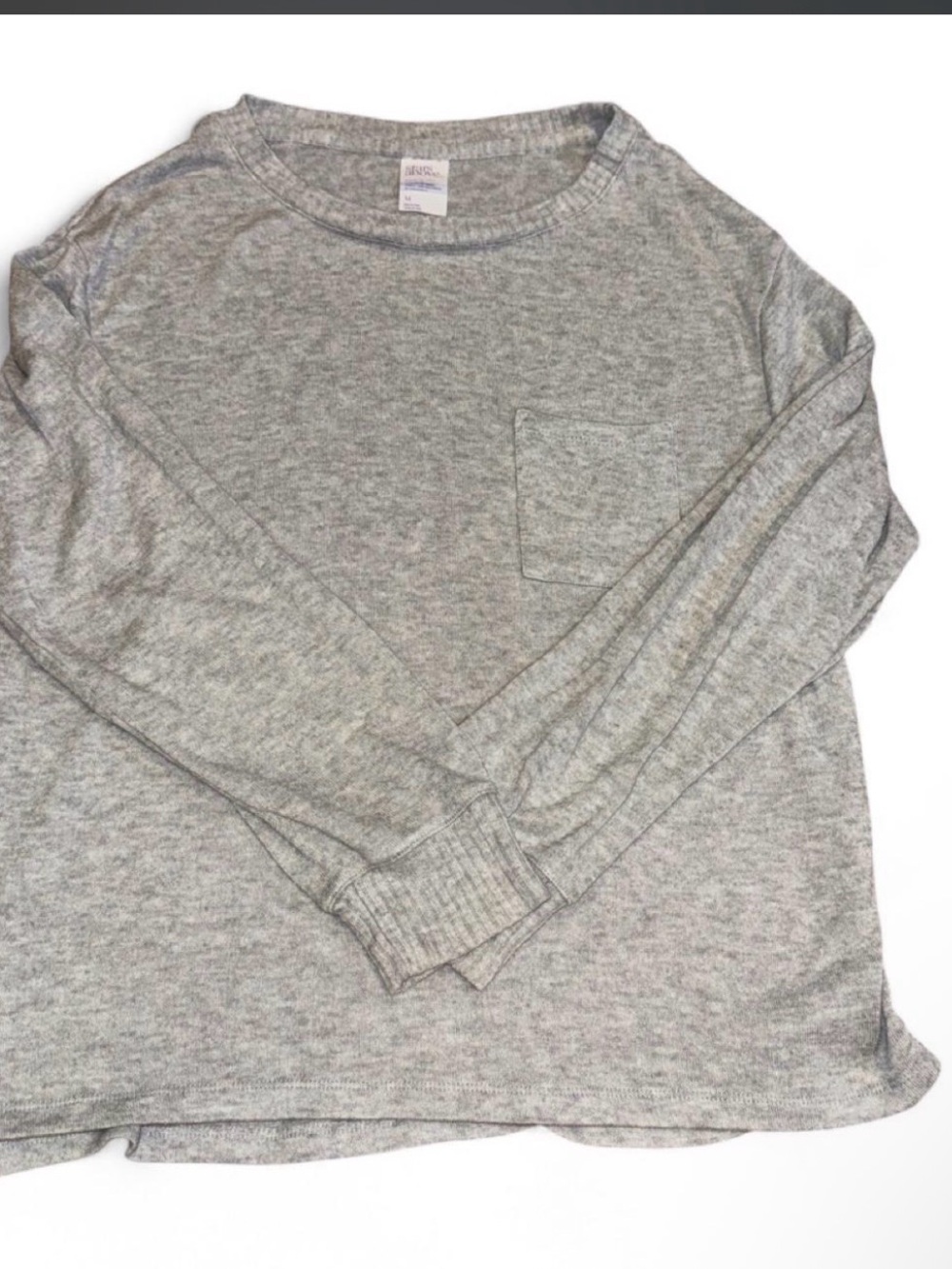 Woman’s Lightweight Crewneck Sweater - Heather Gray